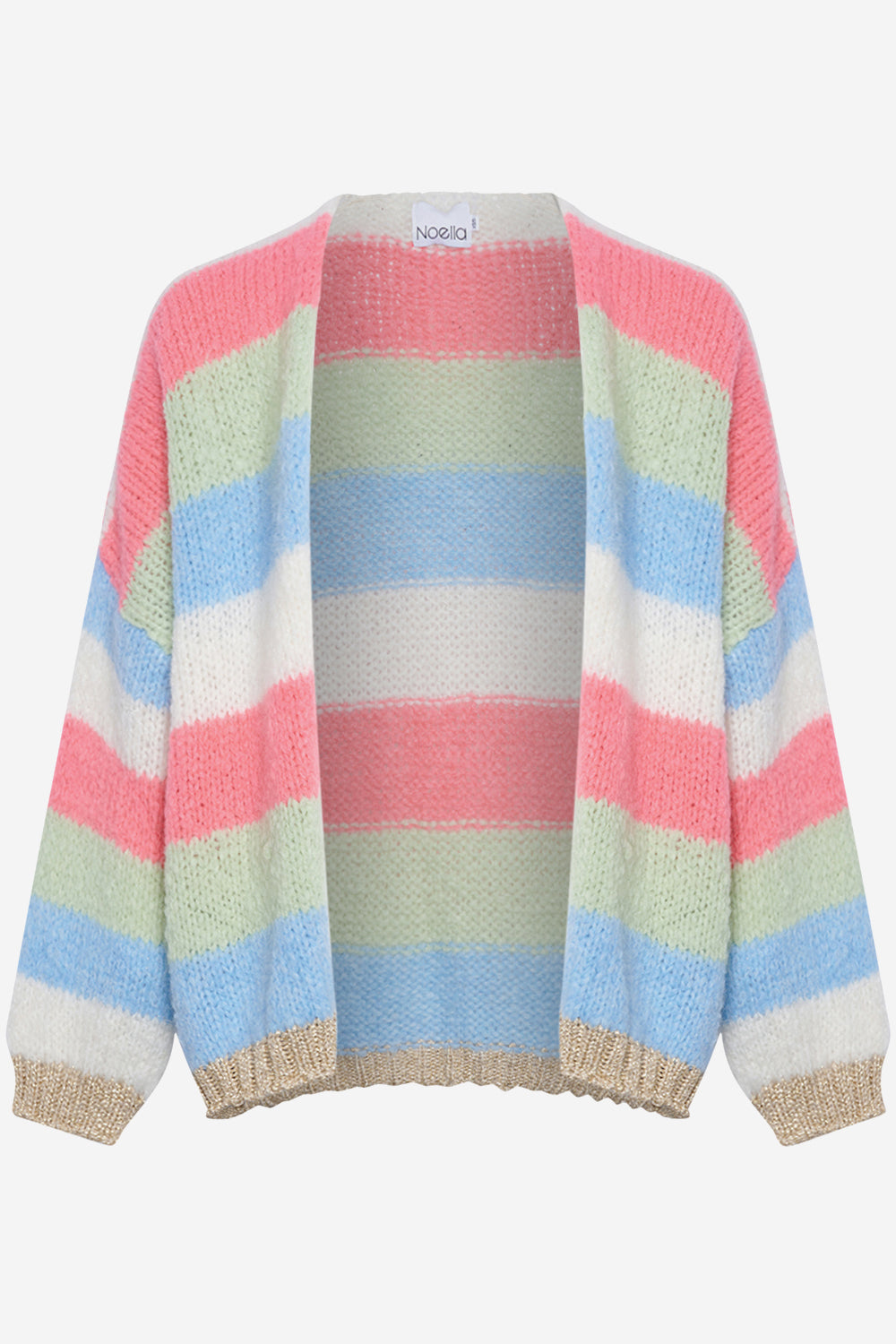 Noellas Kala Knit Cardigan Rainbow. Køb Cardigans hos www.noellafashion.dk