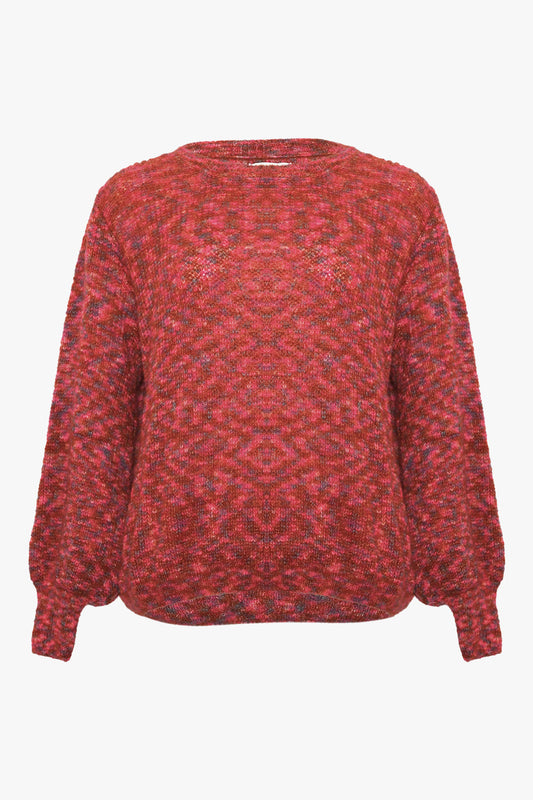 Noellas Kashana Knit Pink Combo. Køb Striktrøjer hos www.noellafashion.dk