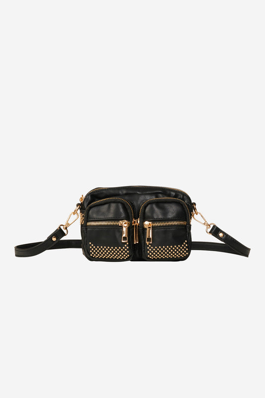 Kate Stud Bag Black w. Gold