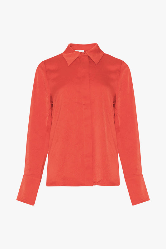 Noellas Kayson Shirt Tomato Red. Køb Skjorter hos www.noellafashion.dk