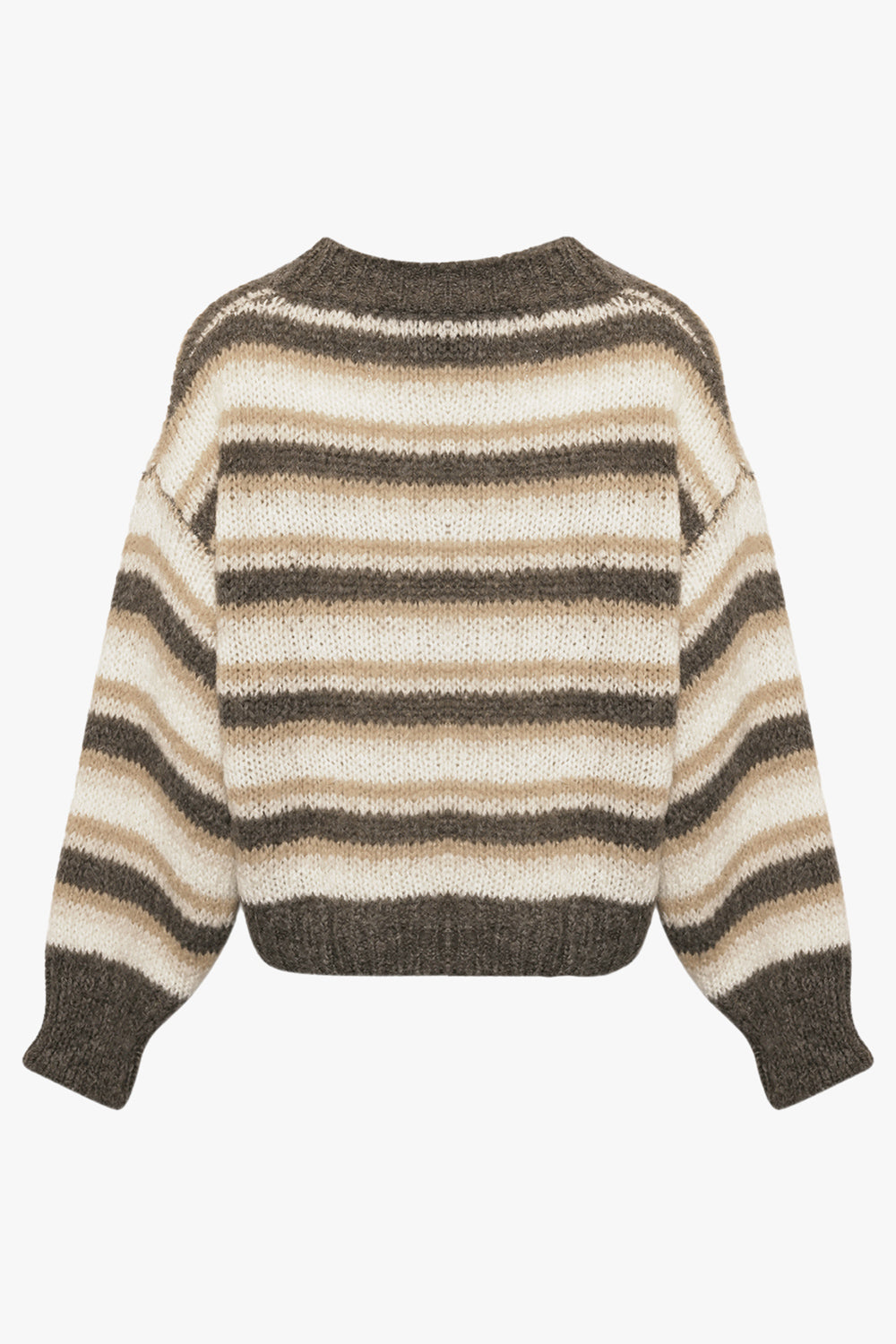 Keeva Knit Brown Stripe