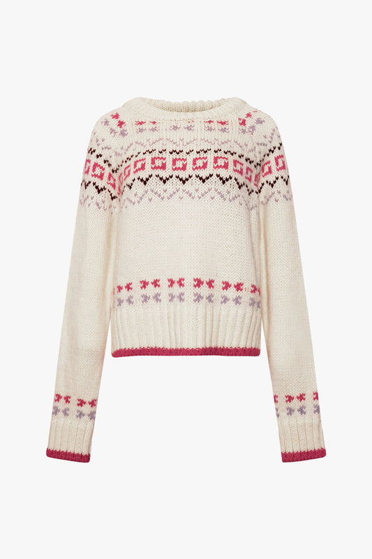 Noellas Kieley Knit Ivory. Køb Striktrøjer hos www.noellafashion.dk