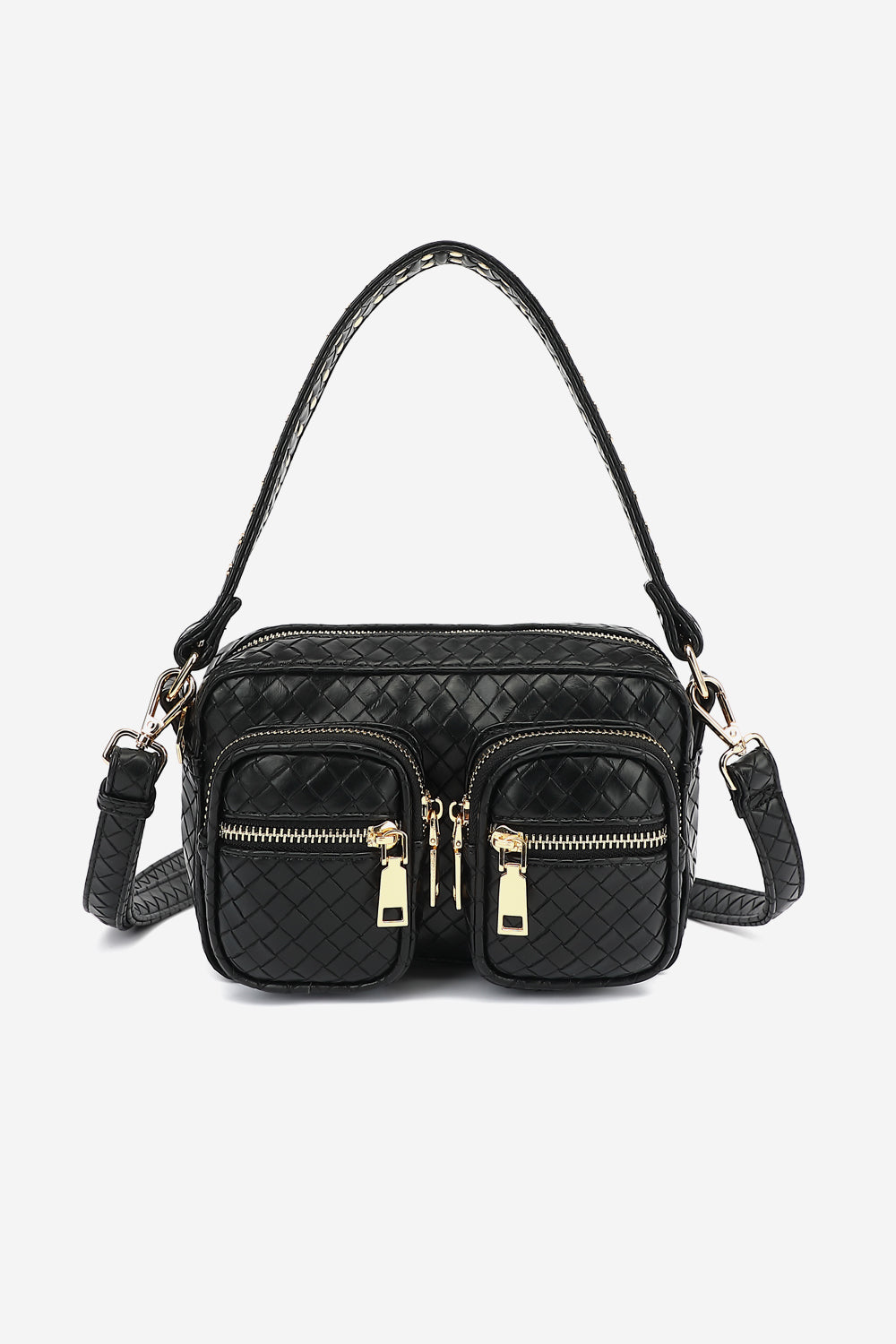 Noellas Kendra Bag w. Gold Black. Køb Tasker hos www.noellafashion.dk