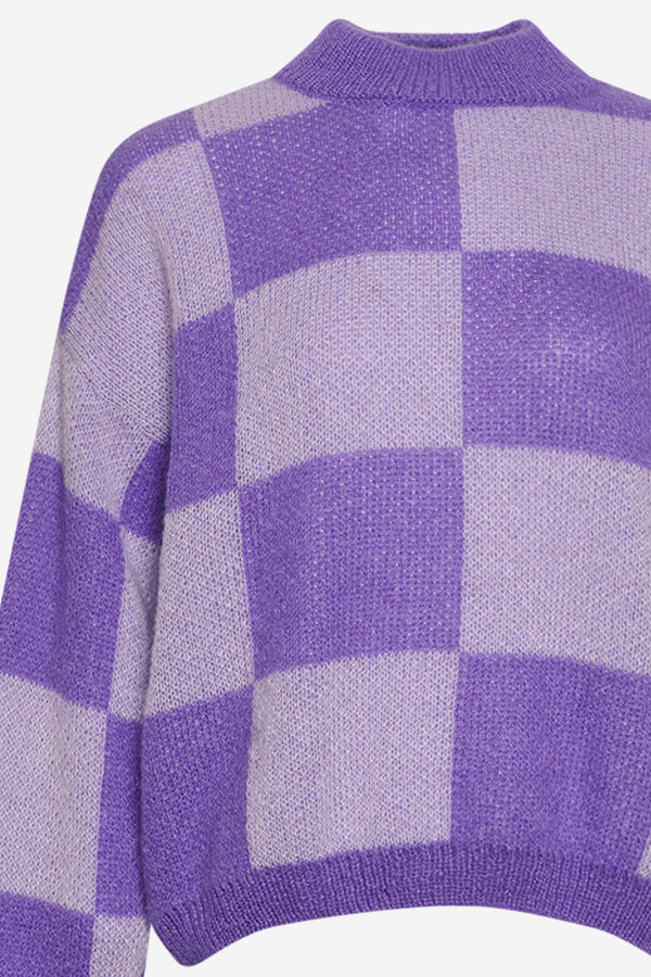 Noellas Kiana Knit Sweater Lilac/Lavender.