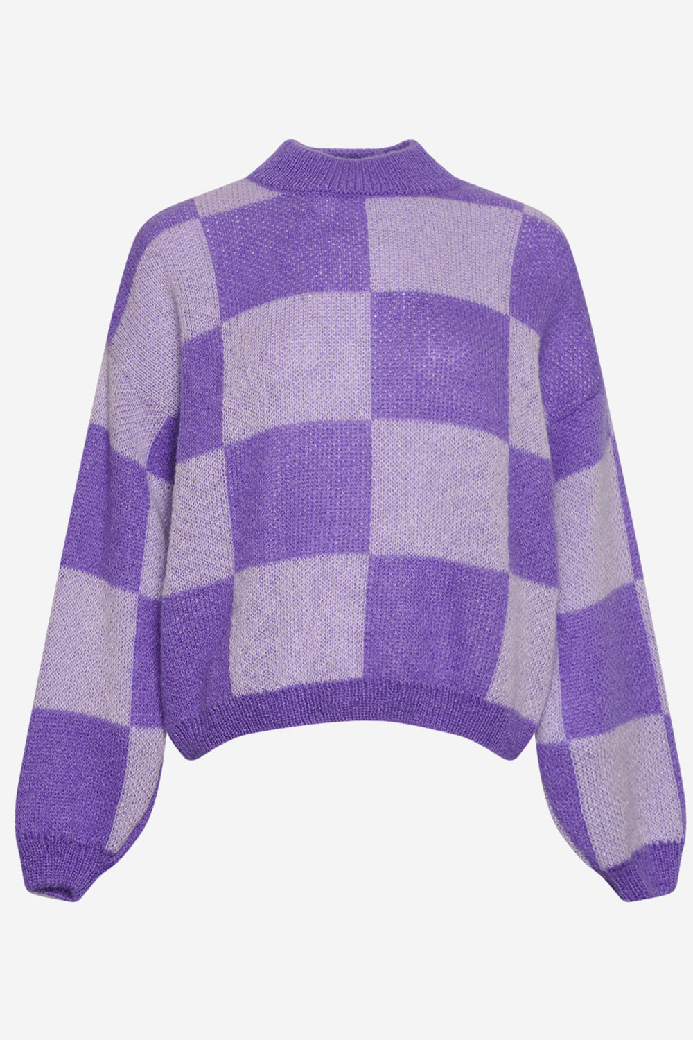 Noellas Kiana Knit Sweater Lilac/Lavender. Køb Striktrøjer hos www.noellafashion.dk