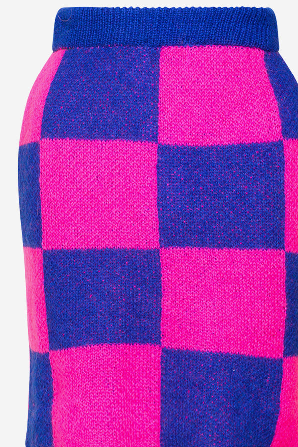 Kiana Knit Skirt Pink/Blue Mix