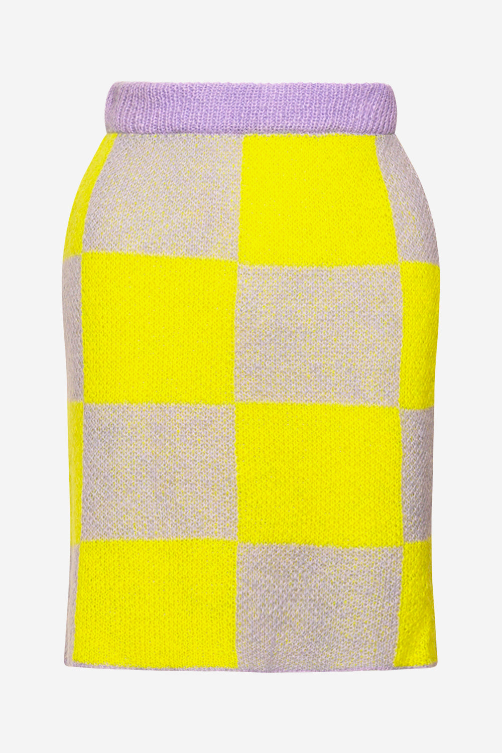 Kiana Knit Skirt Lilac/Yellow Mix