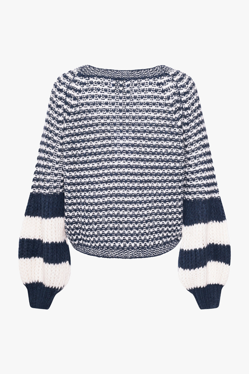 Kimba Knit Navy Blue/Ivory Mix