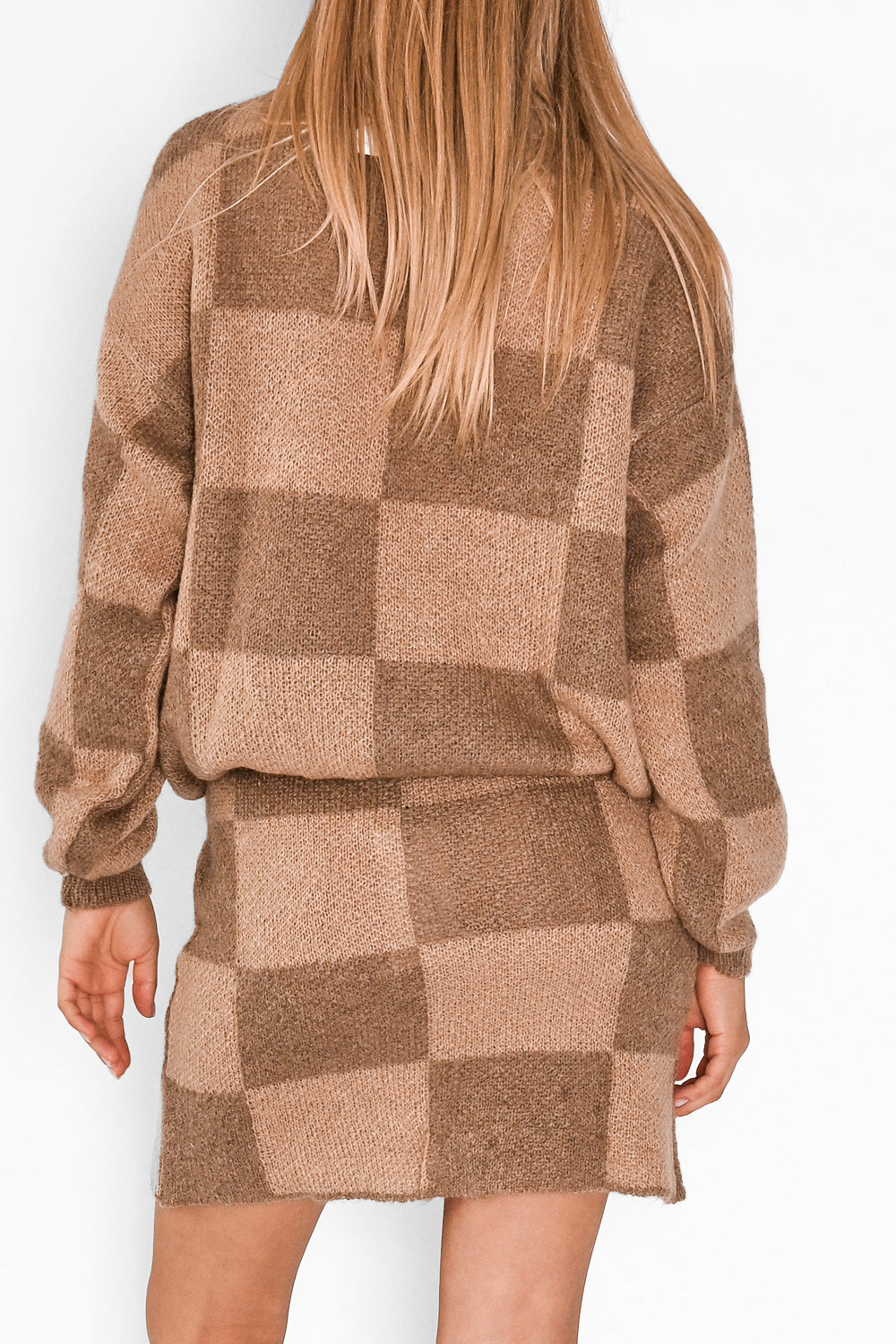 Kiana Knit Sweater Brown/Sand