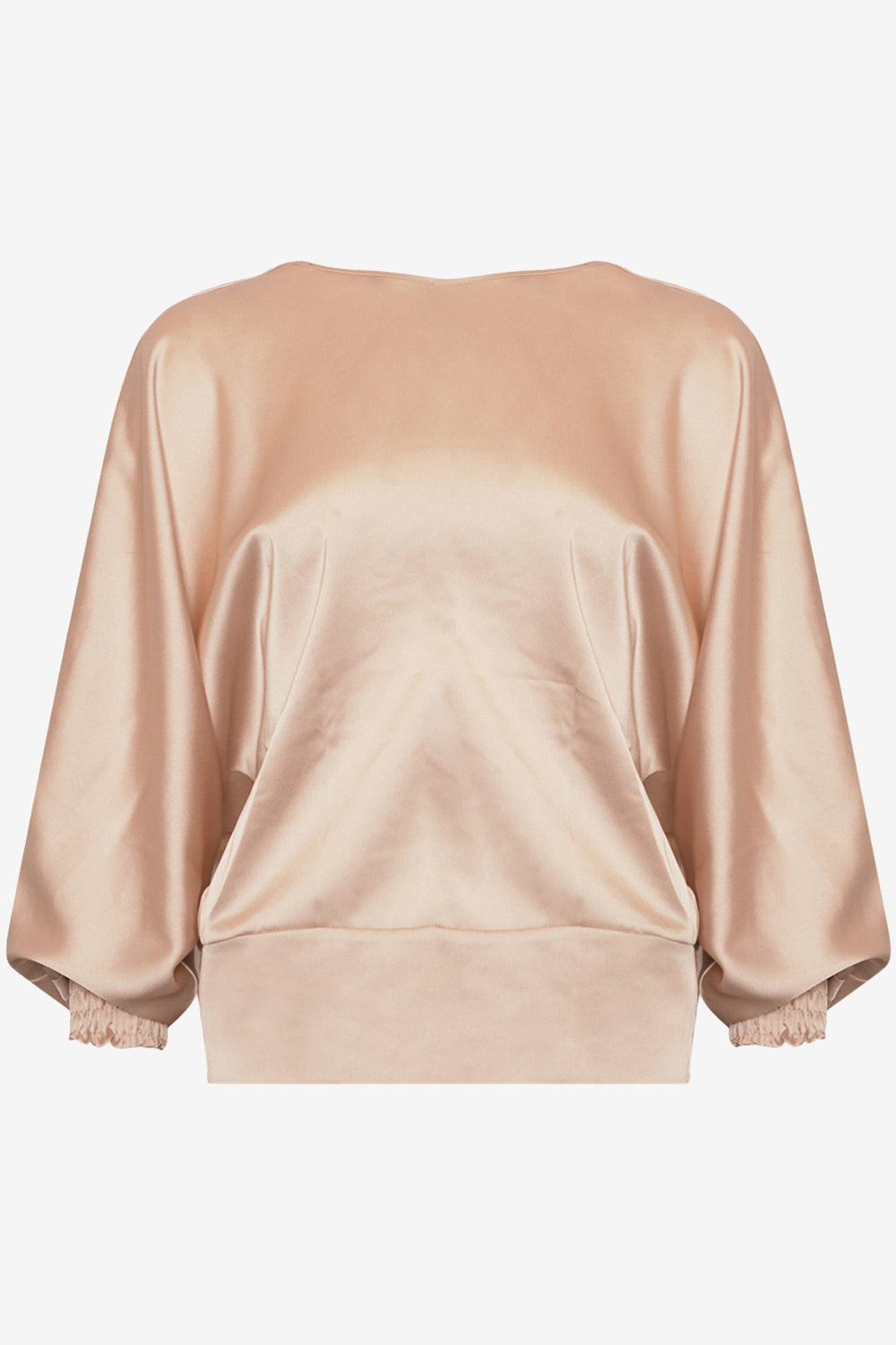 Noellas Krista Blouse Champagne. Køb Bluser hos www.noellafashion.dk