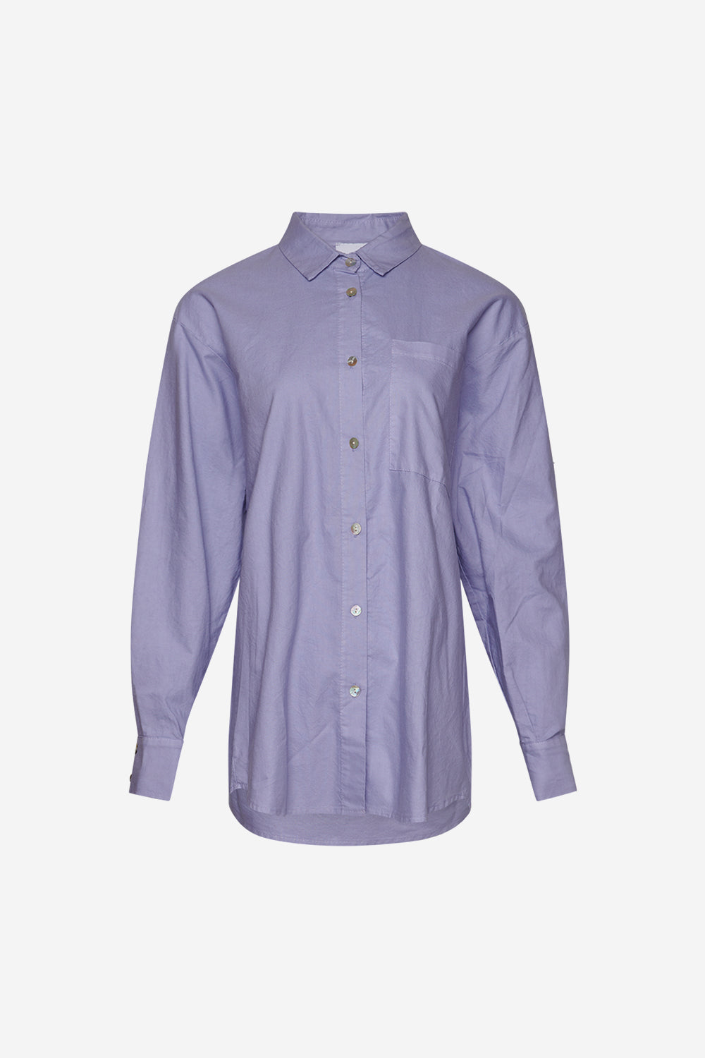 Noellas Mavis Oversize Shirt Lavender. Køb Skjorter hos www.noellafashion.dk