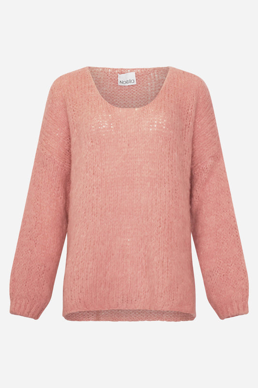Noellas Leilahni Knit Blush. Køb Striktrøjer hos www.noellafashion.dk