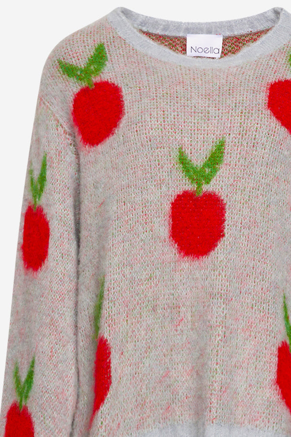 Lena Knit Sweater Apple