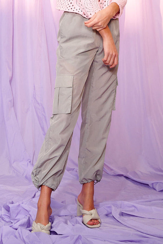 Noellas Liam Cargo Pants Grey. Køb Bukser hos www.noellafashion.dk