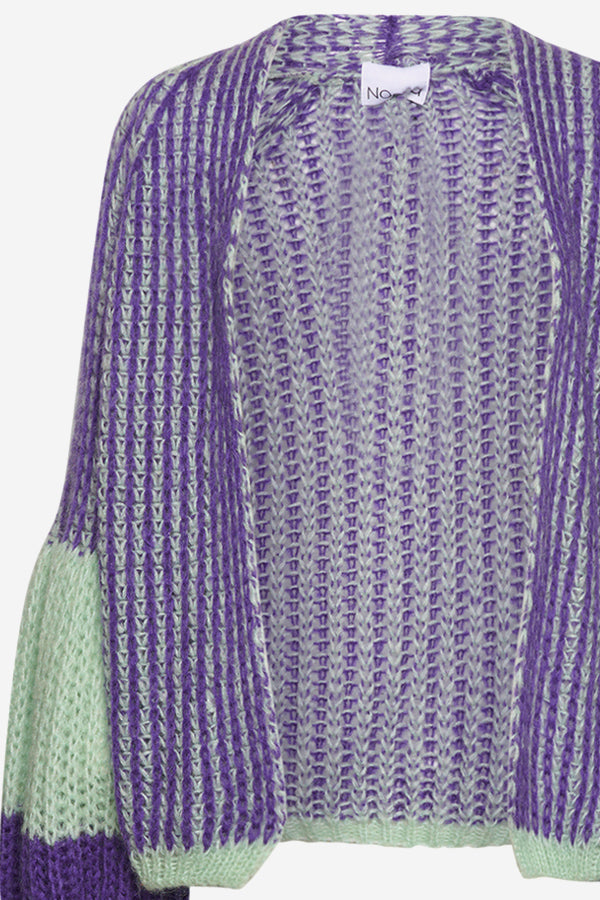 Liana Knit Cardigan Lilac/Sage