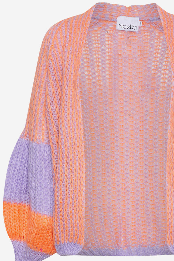 Liana Knit Cardigan Lilac/Apricot Mix