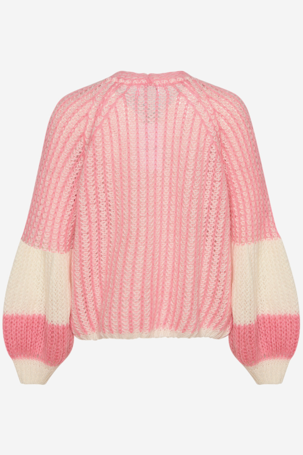 Liana Knit Cardigan White/Rose