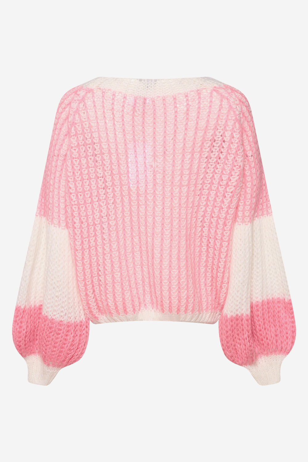 Liana Knit Sweater White/Rose