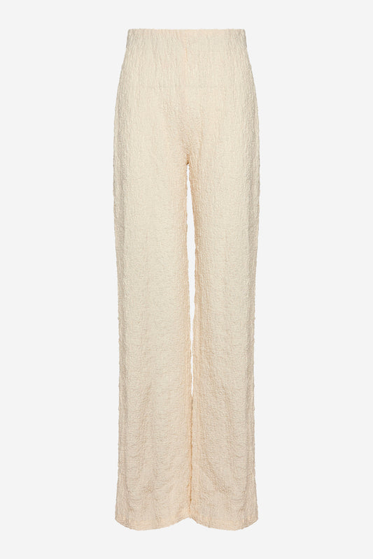 Noellas Loan Pants Cream. Køb Bukser hos www.noellafashion.dk