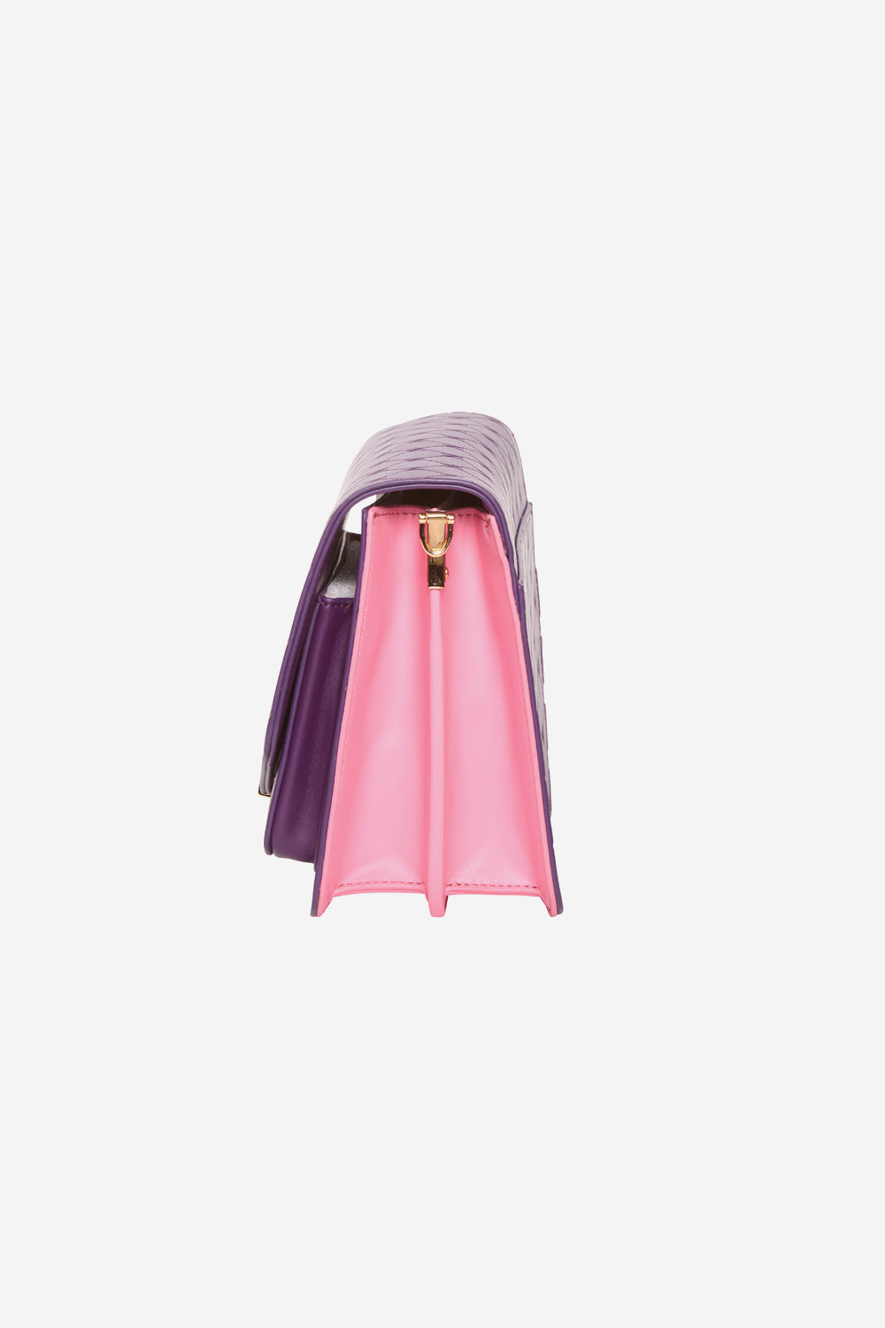 Blanca Compartment Logo Bag Plum/Light Pink