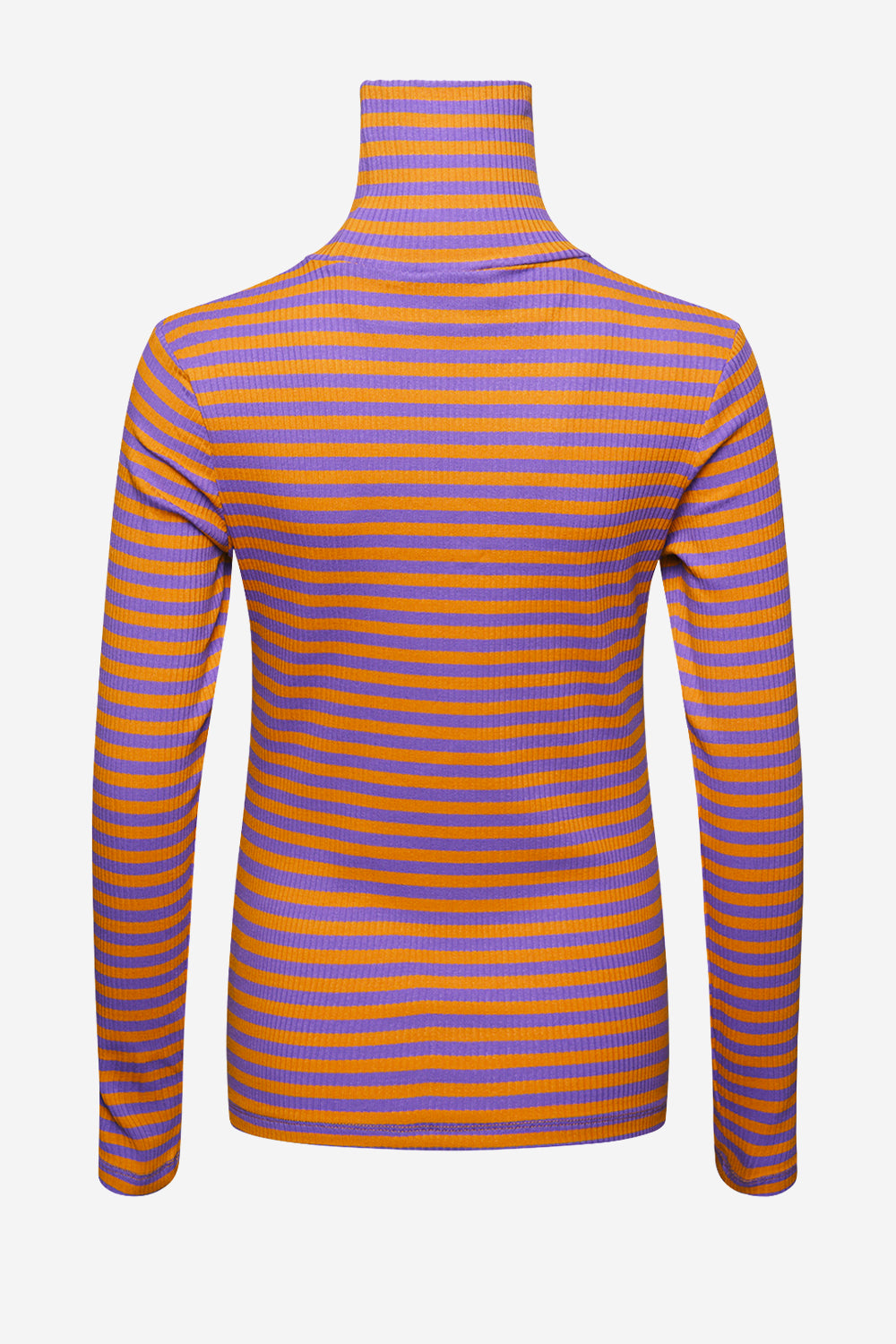 Luelle T-shirt Rollneck Lilac/orange Mix