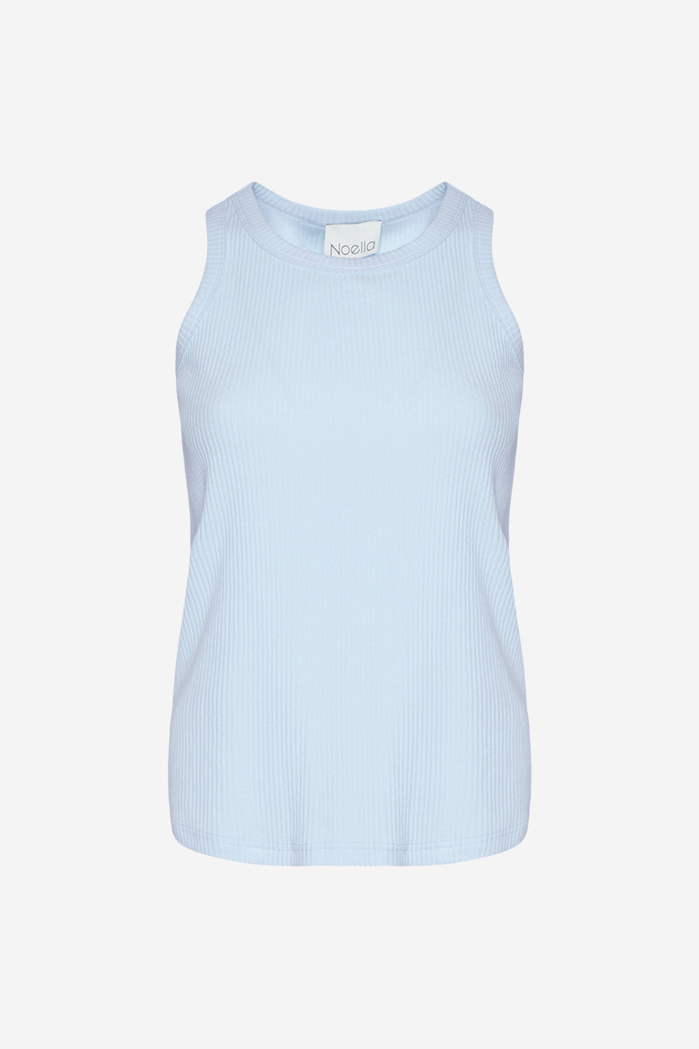 Noellas Luelle Tanktop Light blue. Køb T-shirts / Toppe hos www.noellafashion.dk