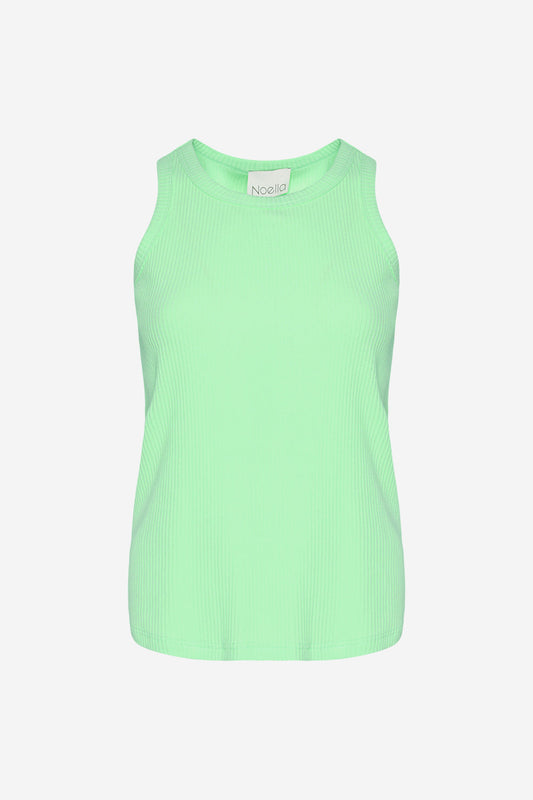 Noellas Luelle Tanktop Lime. Køb T-shirts / Toppe hos www.noellafashion.dk