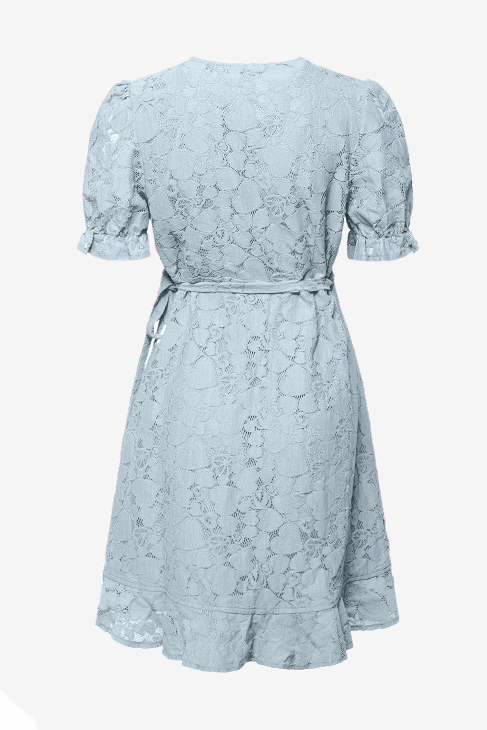 Macenna Wrap Dress Light Blue