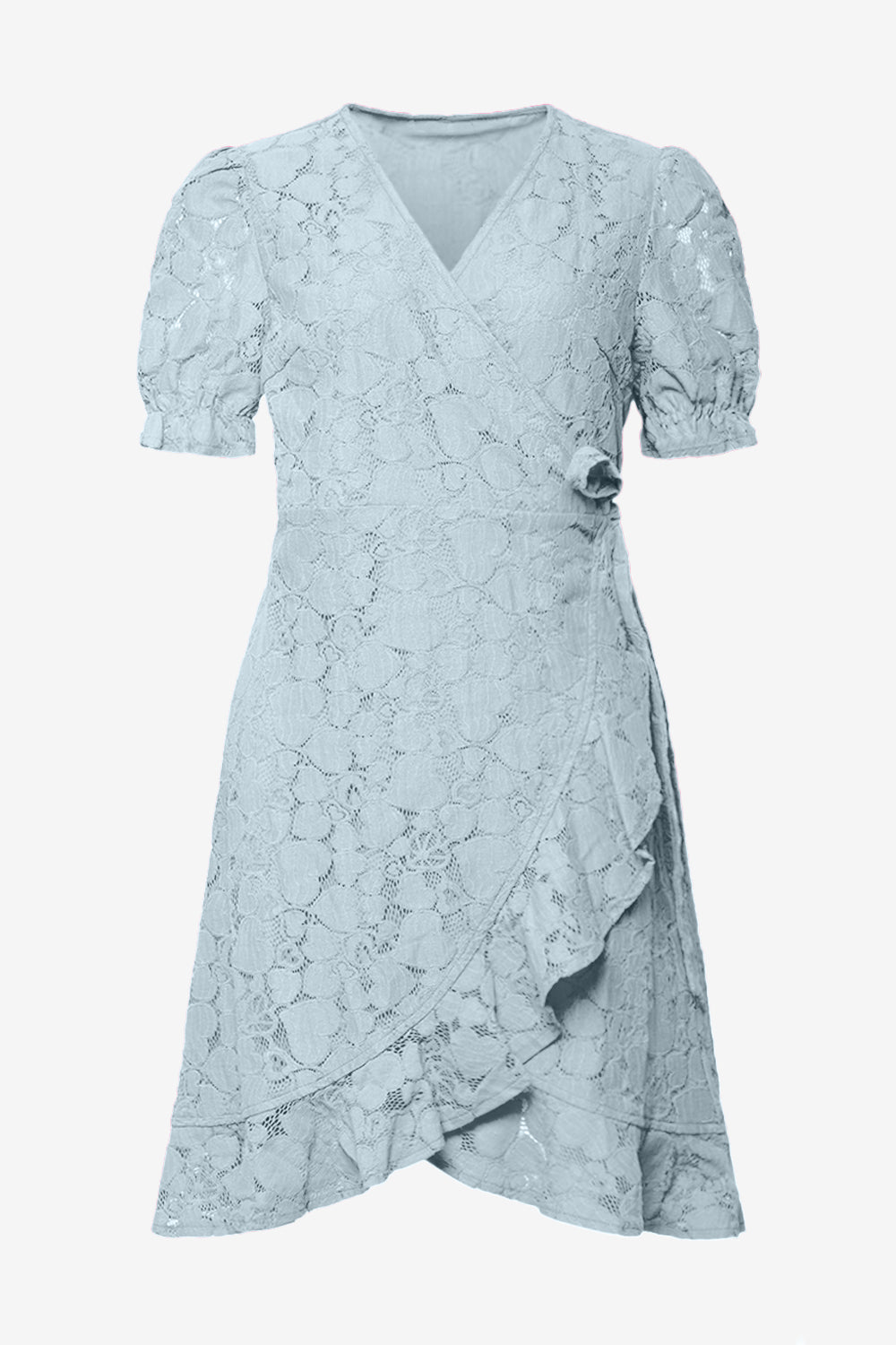 Noellas Macenna Wrap Dress Light Blue. Køb Kjoler hos www.noellafashion.dk