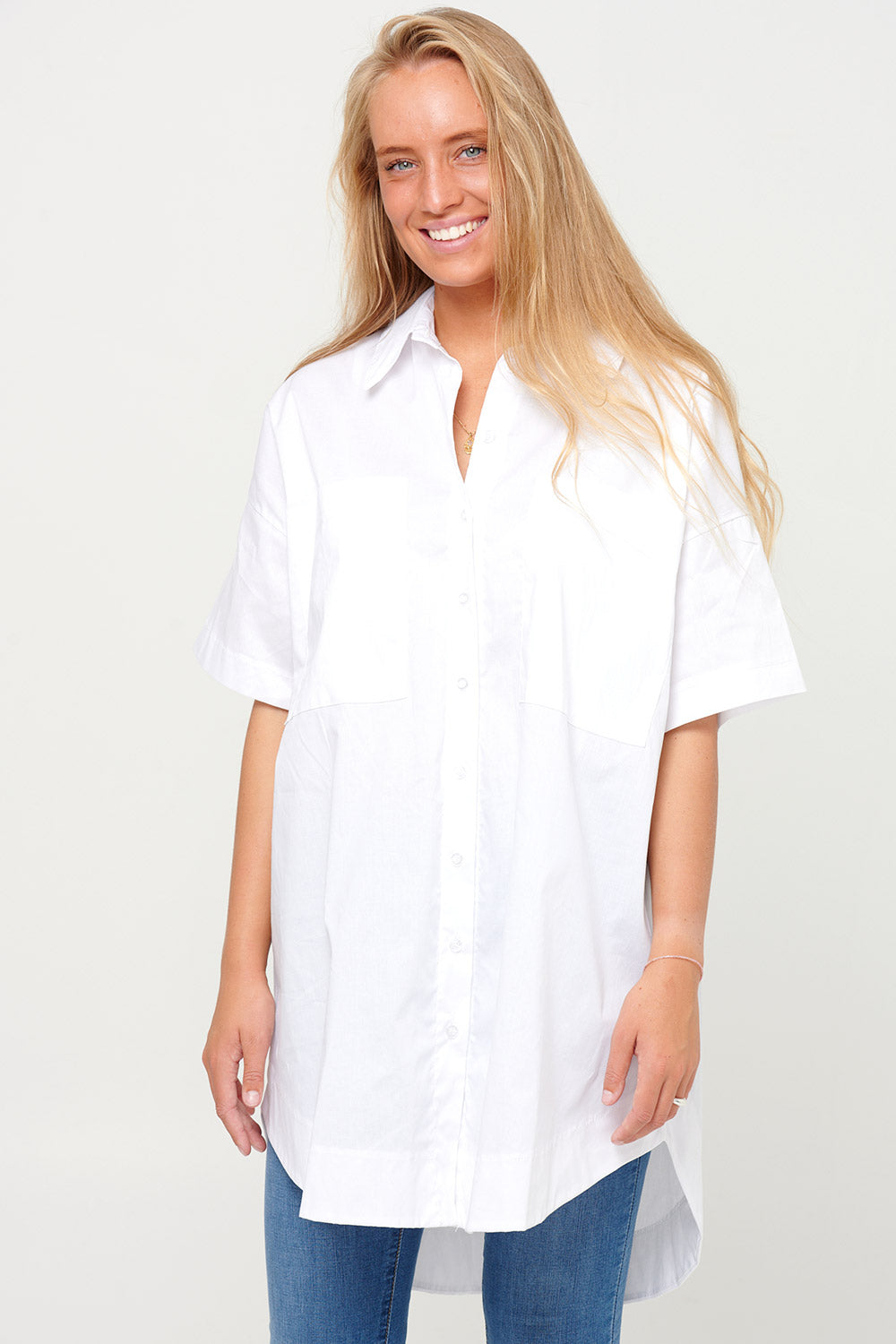 Maiden Shirt Cotton Poplin White