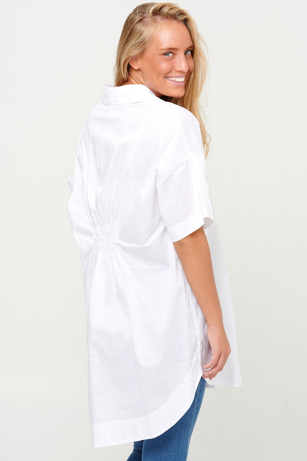 Maiden Shirt Cotton Poplin White