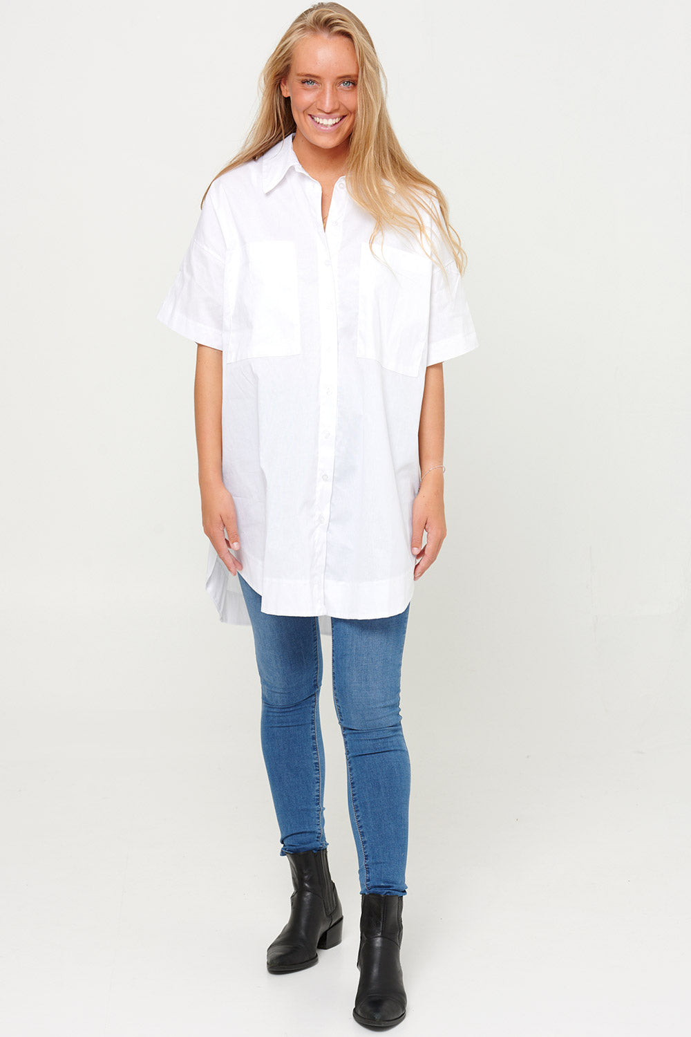 Maiden Shirt Cotton Poplin White