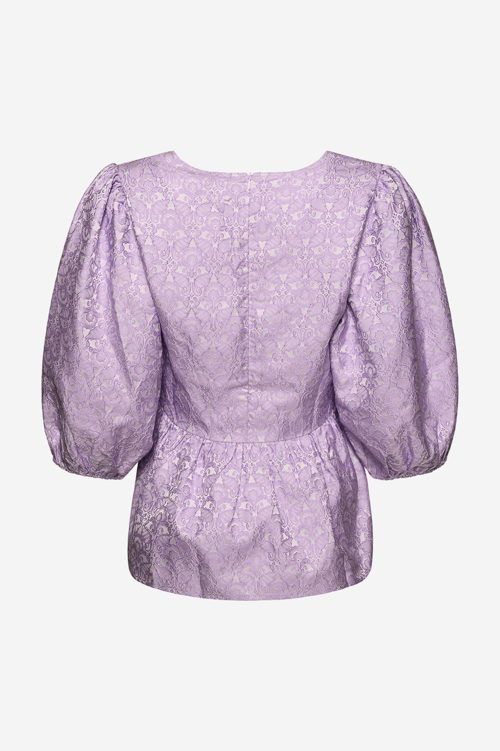 Makeena Flounce Blouse Lavender