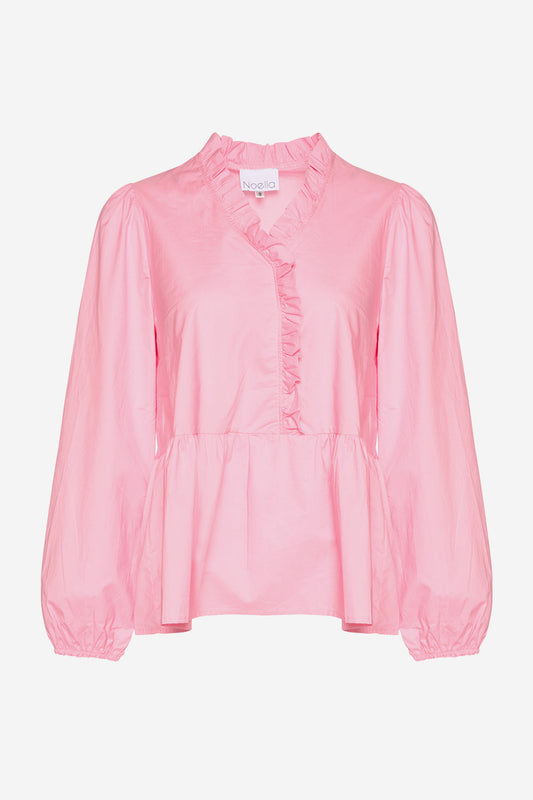 Noellas Matti Blouse Light pink. Køb Bluser hos www.noellafashion.dk