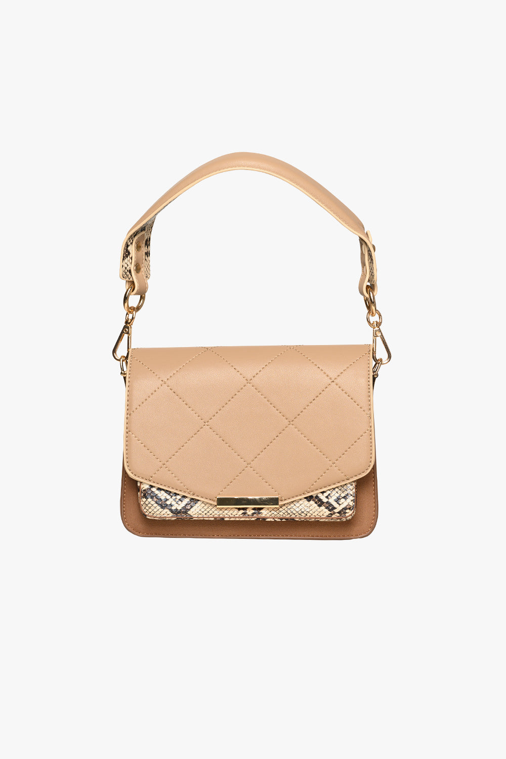 Blanca Bag Medium Snake Camel Snake