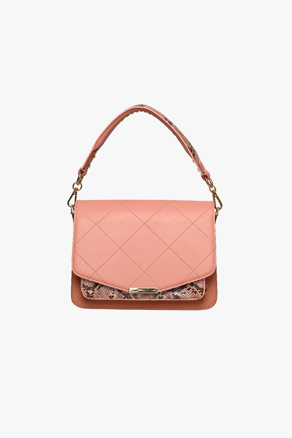 Blanca Bag Medium Snake Rose Snake