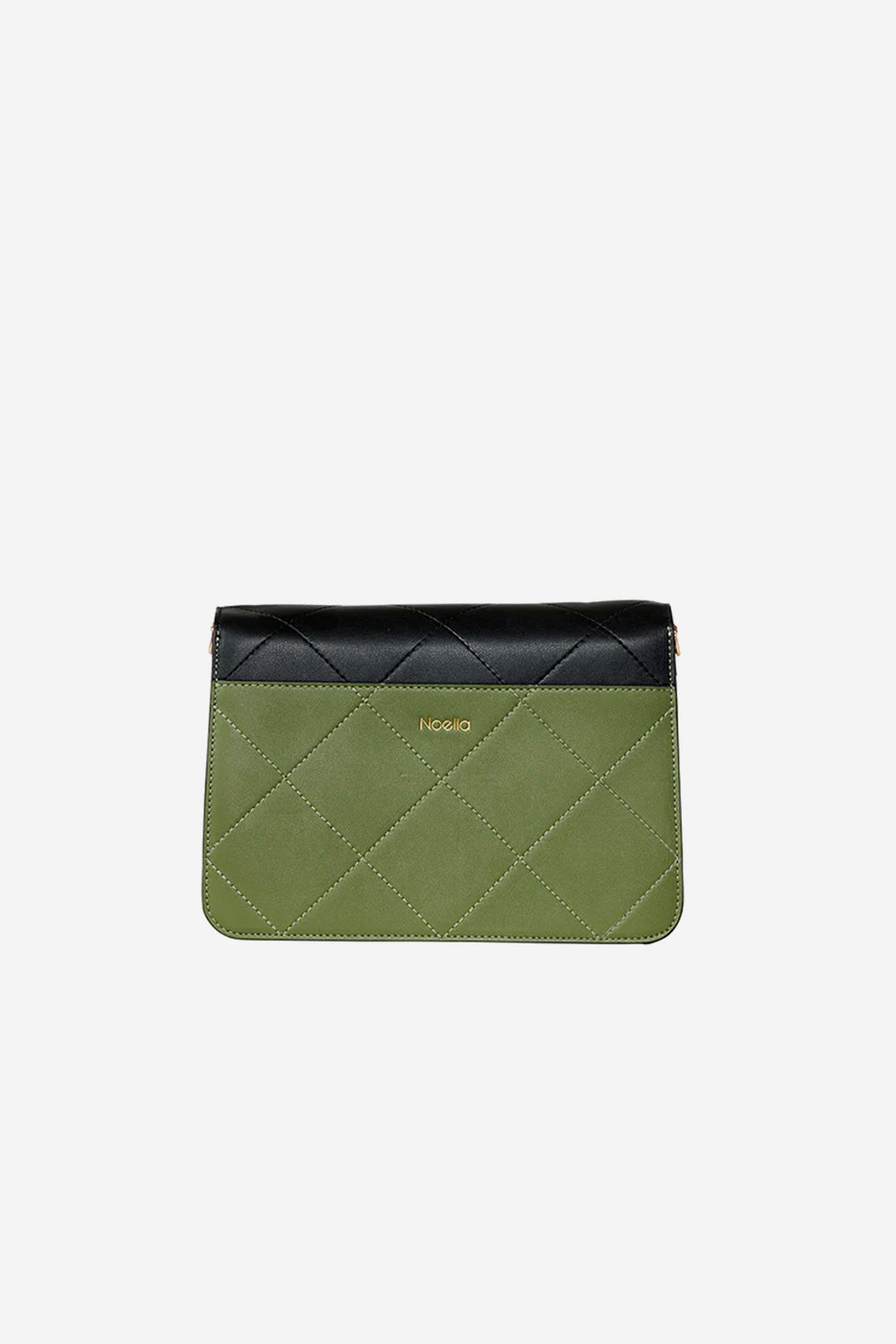 Noellas Blanca Bag Medium Black/Green/Cream.