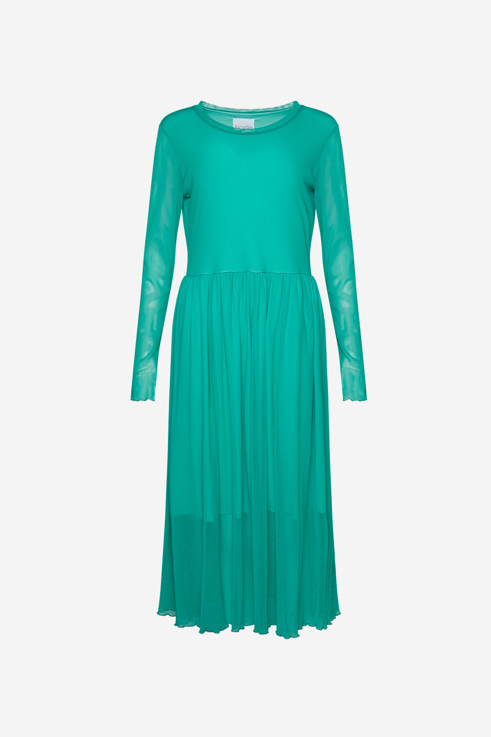 Noellas Sadie Mesh Dress Green. Køb Kjoler hos www.noellafashion.dk