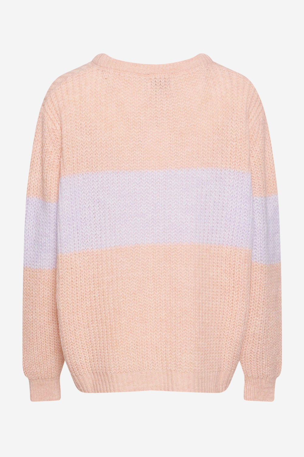 Mia Knit Sweater Apricot/Lavender Mix