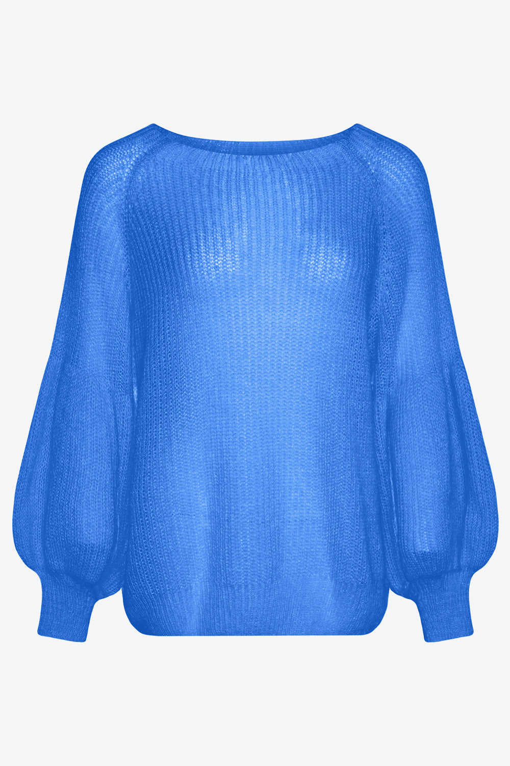 Noellas Miko Knit Sweater Blue. Køb Striktrøjer hos www.noellafashion.dk