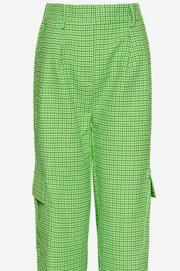 Mille Pants Lime green check