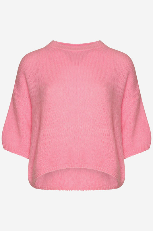 Noellas Mimi Knit Jumper Candy pink. Køb Striktrøjer hos www.noellafashion.dk