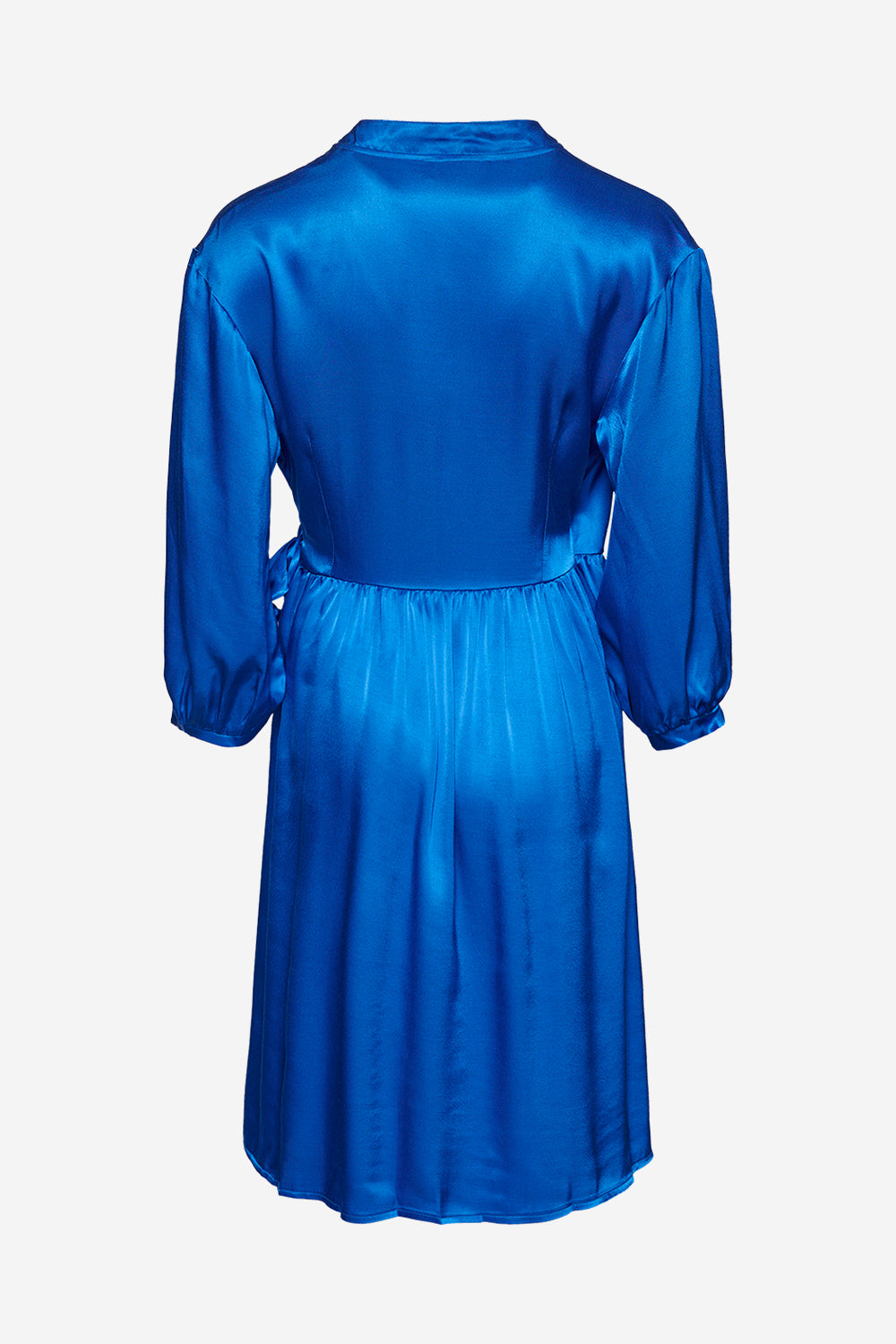 Moia Wrap Dress Bright blue