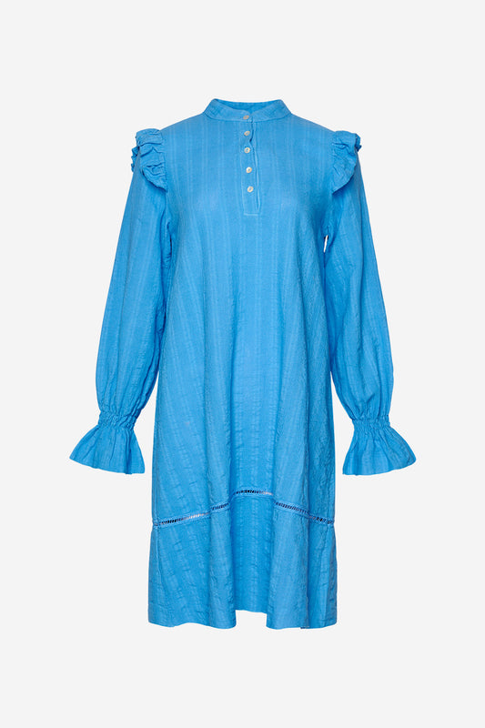 Mona Dress Cotton Blue