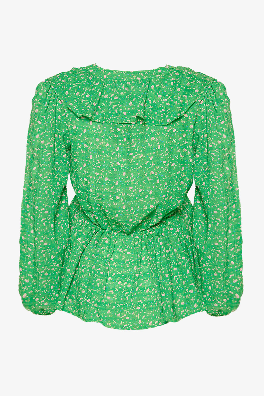 Nanna Presley Blouse Green Flower