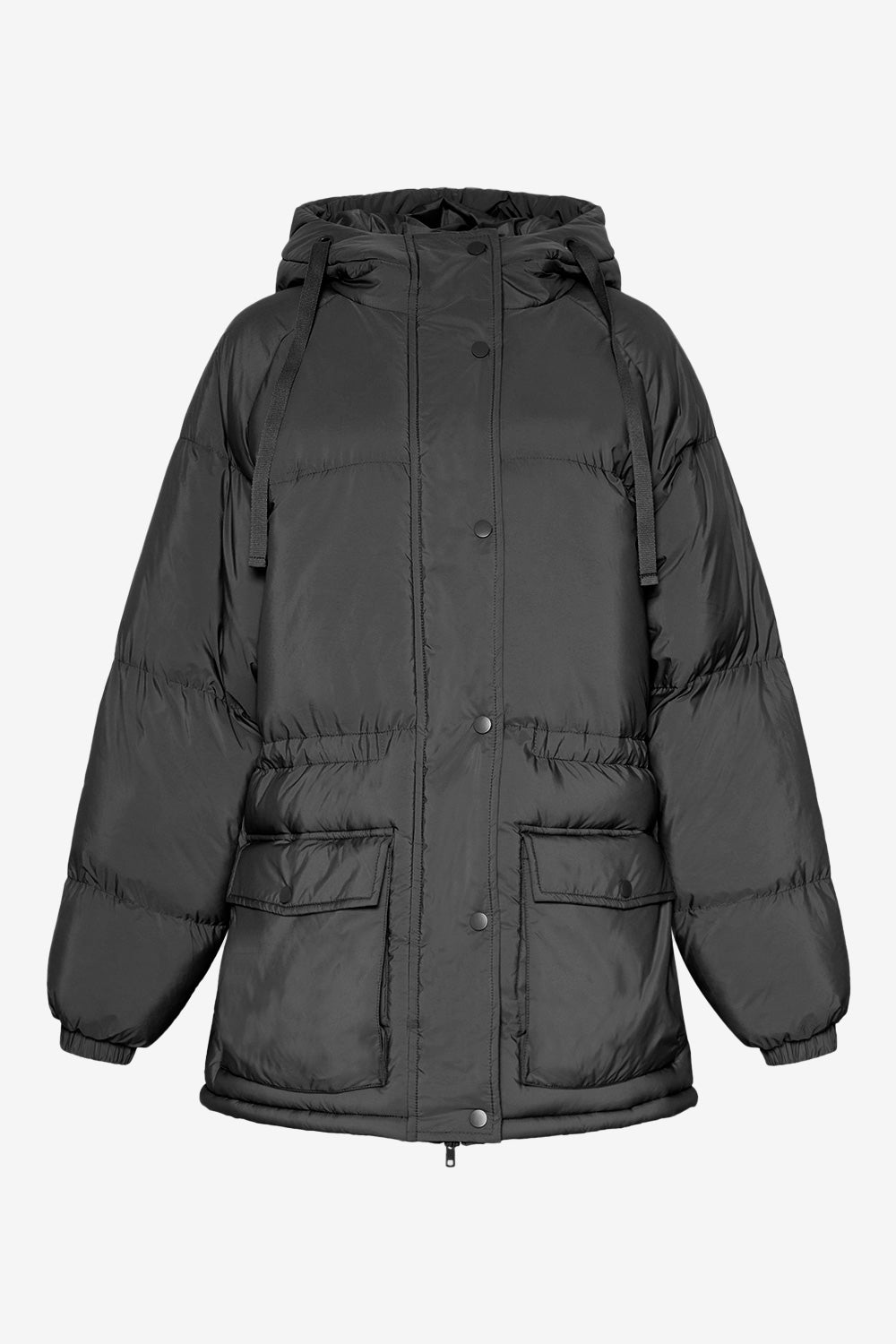 Noellas Nanna Puffer Jacket Black. Køb Jakker hos www.noellafashion.dk