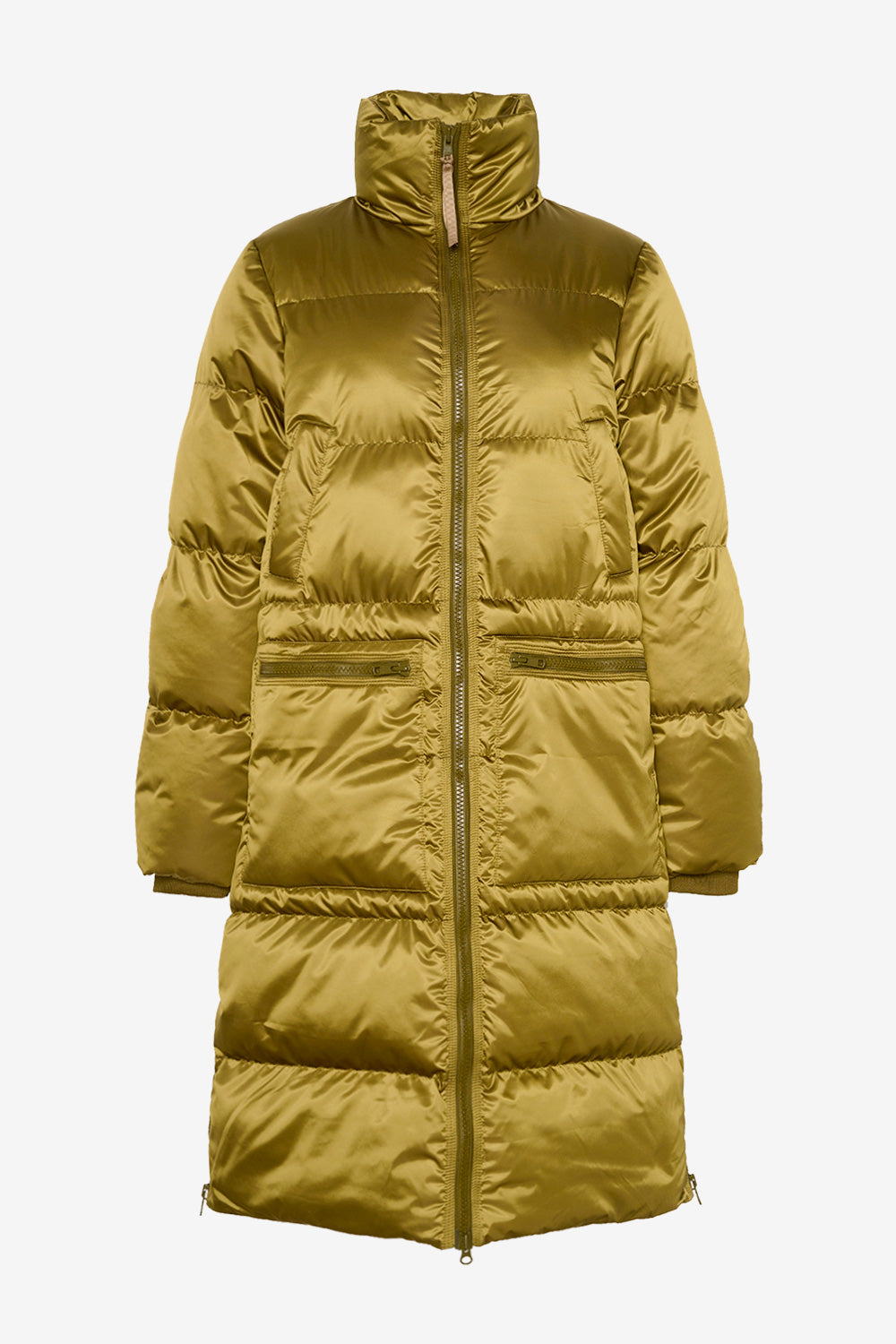 Noellas Nari Puffer Coat Army. Køb Jakker hos www.noellafashion.dk