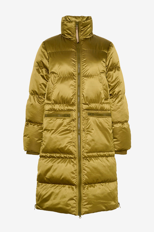 Noellas Nari Puffer Coat Army. Køb Jakker hos www.noellafashion.dk