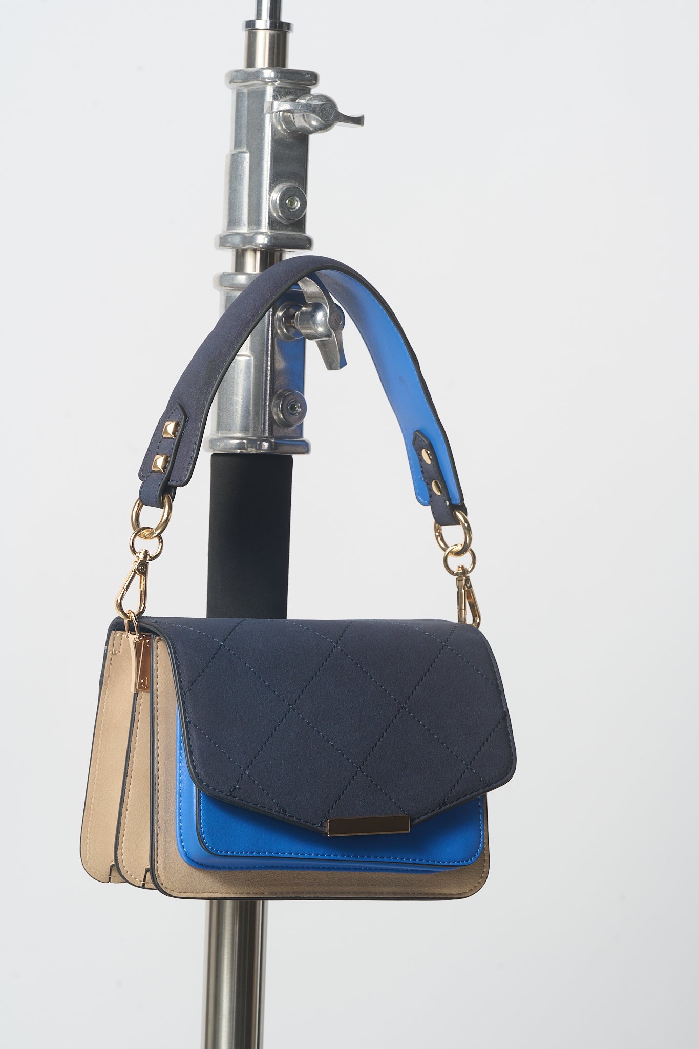 Blanca Bag Medium Navy/Sand/Blue