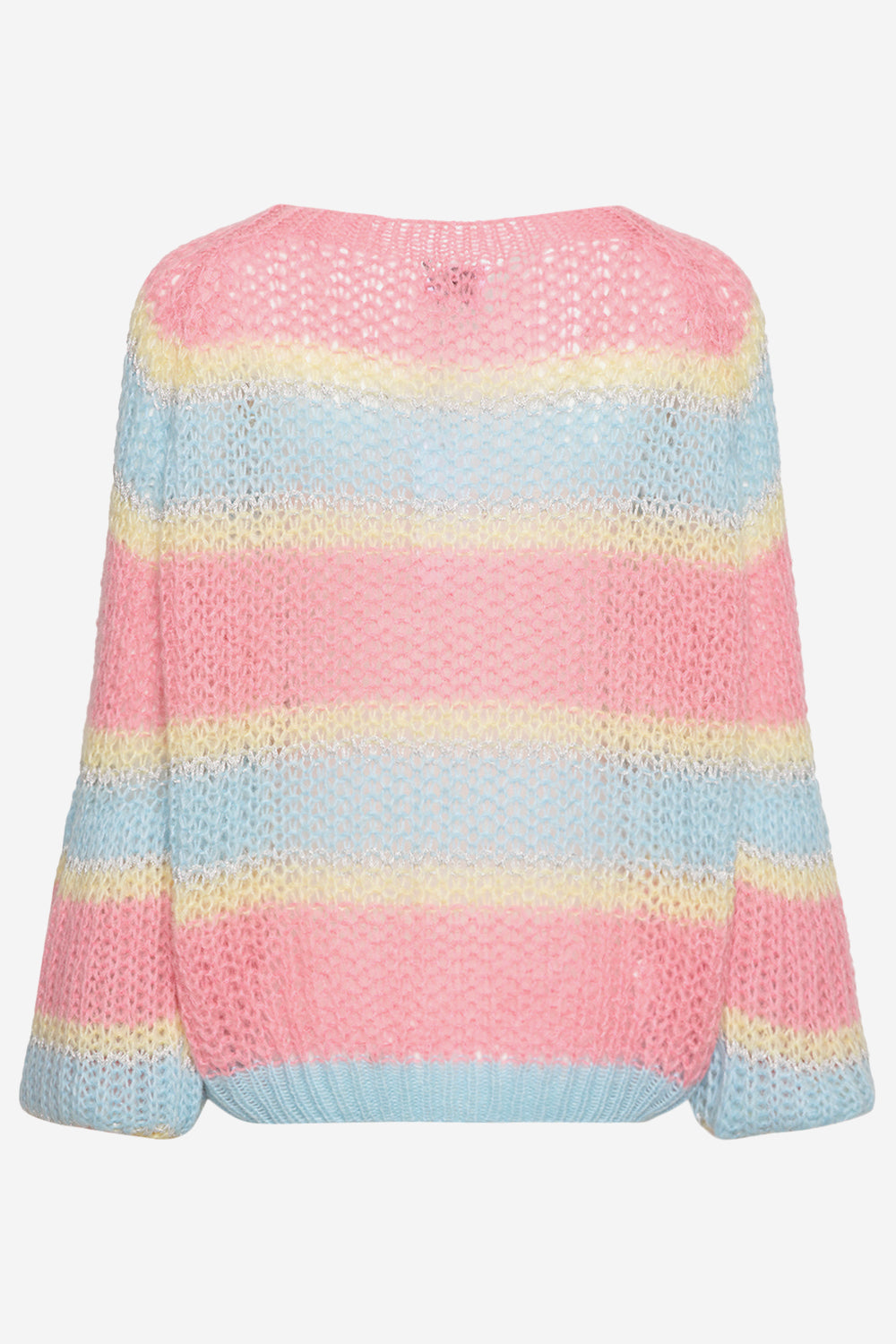 Pacific Knit Sweater Light Blue/Rose Mix